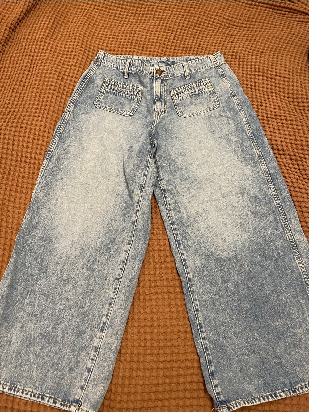 Old Navy Baggy wide leg high rise jeans